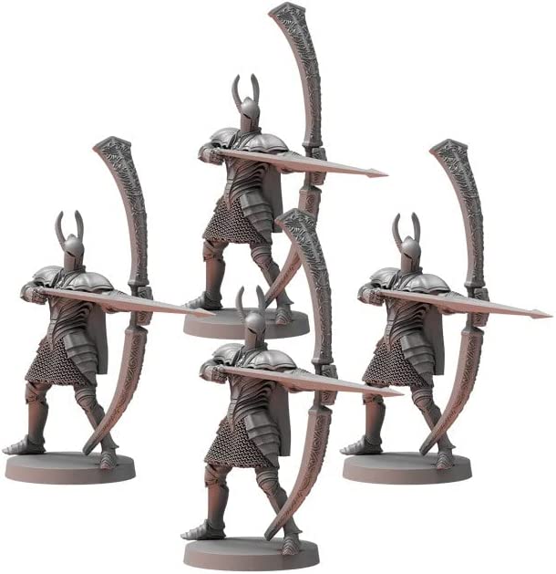 Dark Souls Role Playing Game Miniatures: Silver Knight Greatbowmen