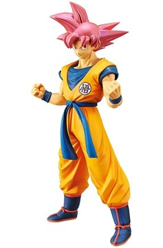 Banpresto Dragon Ball Super The Movie Choukoku Buyuuden Super Saiyan God Son Goku (Pink) - Pre-Owned