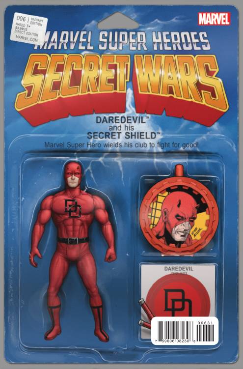 Secret Wars #6 Gated Action Figure Variant John Tyler Christopher