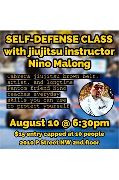 Self-Defense Class With Nino - August 10, 2024