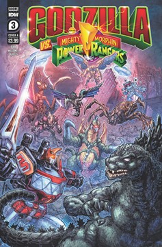 Godzilla Vs Power Rangers #3 Cover A Freddie Williams II (Of 5)