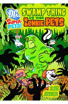 DC Super Pets Young Reader Graphic Novel Swamp Thing Vs Zombie Pets