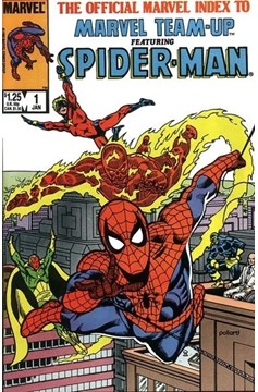 The Offical Marvel Index To Marvel Team-Up Featuring Spider-Man Full Series Issues 1-6