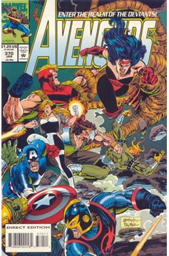 The Avengers #370 [Direct Edition]-Fine (5.5 – 7)