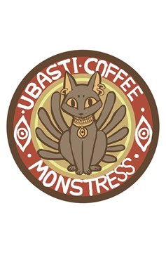 Monstress Ubasti Coffee Pin