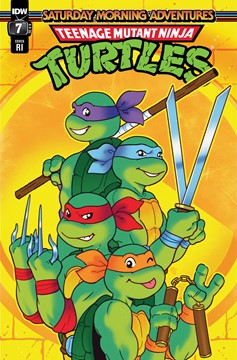 Teenage Mutant Ninja Turtles Saturday Morning Adventures Continued! #7 Cover Ganucheau 1 for 10 Incentive