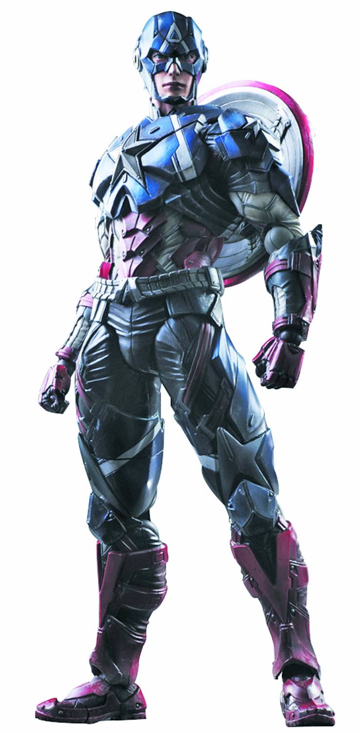 SQUARE ENIX Marvel Universe Variant Play Arts Kai Captain America Action Figure 