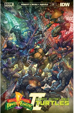 Mighty Morphin Power Rangers Teenage Mutant Ninja Turtles II #3 Cover I 1 for 100 Incentive Quah (Of 5)