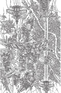 Transformers #1 5th Printing Cover B Bratukhin Black & White