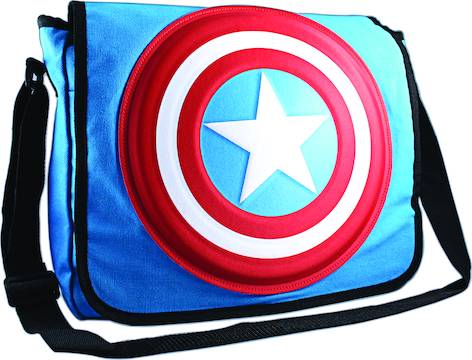 Captain America Shield 3D Messenger Bag
