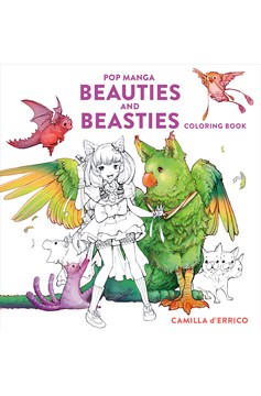 Pop Manga Beauties And Beasties Coloring Book
