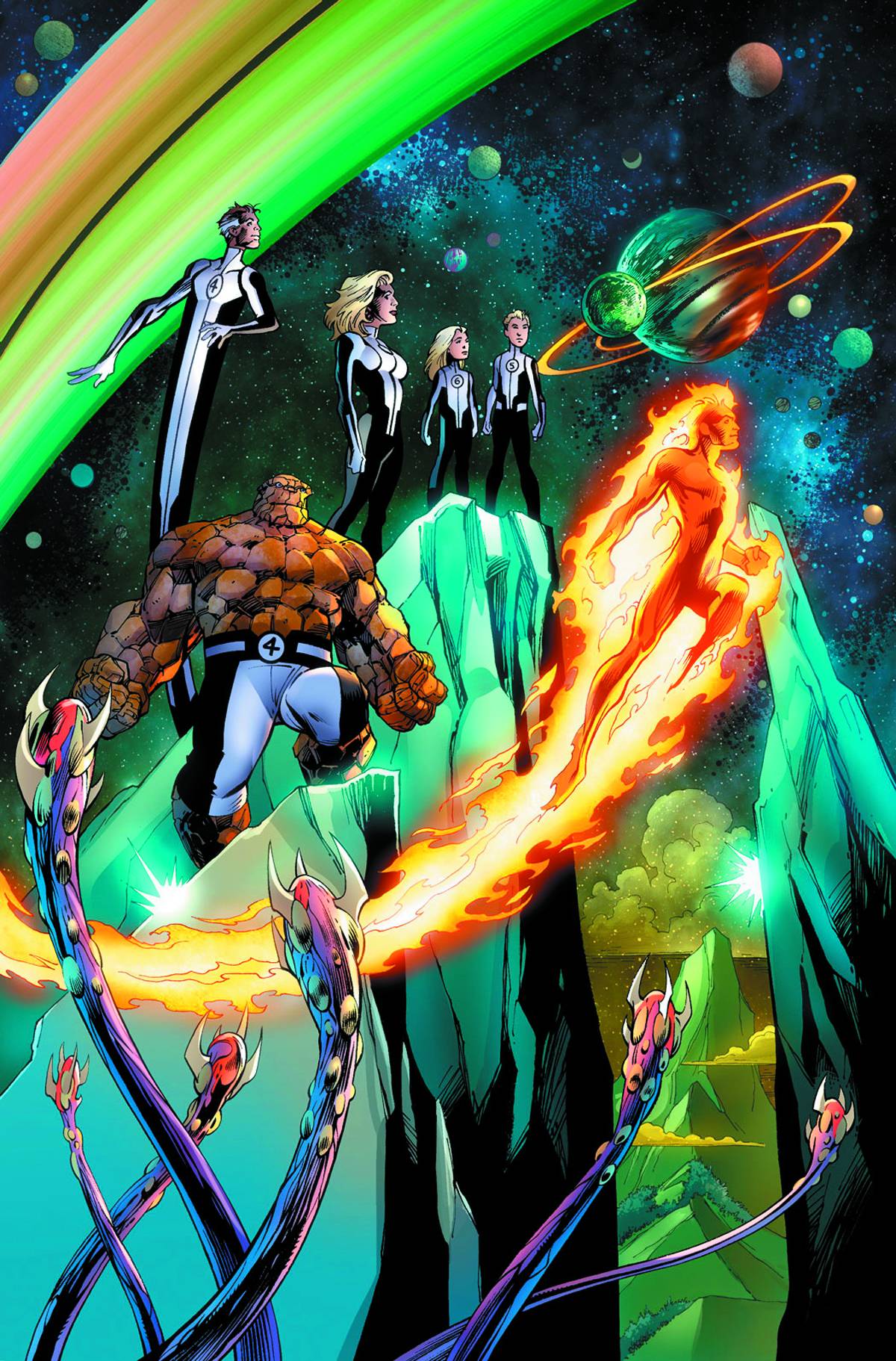 Fantastic Four #3 (2nd Printing Variant) (2012)