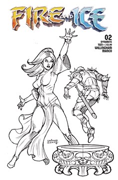 Fire And Ice #2 Cover E 1 for 10 Incentive Linsner Line Art