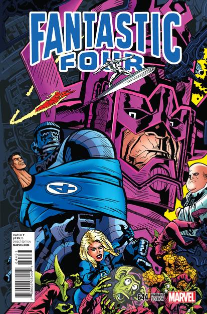 Fantastic Four #644 (Golden Connecting Variant) (2014)