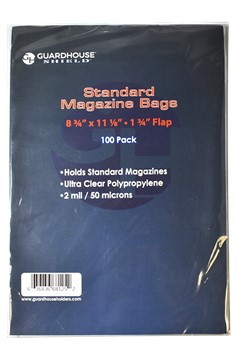 Guardhouse Shield Bag For Standard Magazines 8 3/4 x 11 1/8 (100 count)