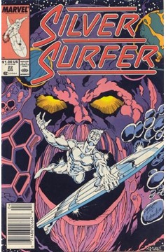 Silver Surfer #22 [Newsstand]-Very Fine (7.5 – 9)