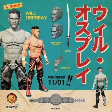 New Japan Pro Wrestling Ultimates Wave 1 Will Ospreay Action Figure