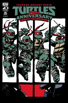 Teenage Mutant Ninja Turtles 40th Anniversary Comics Celebration Cover D Campbell