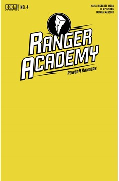 Ranger Academy #4 Cover B Yellow Blank Sketch Variant
