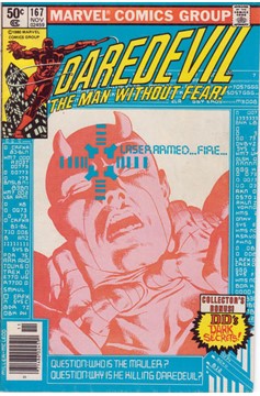 Daredevil #167 [Newsstand] - G+