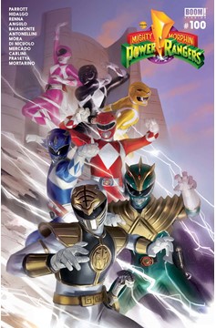 Mighty Morphin Power Rangers #100 Cover C Wrap Variant Mercado