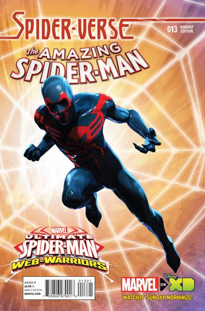 Amazing Spider-Man #13 (Wamester Marvel Animation Spider-&#8203;verse Variant) (2014)