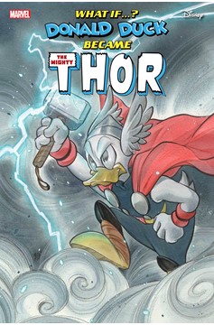 Marvel & Disney What If...? Donald Duck Became Thor #1 Peach Momoko Variant