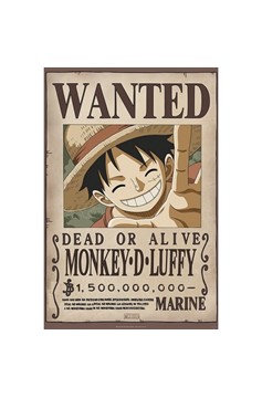 One Piece - Wanted Luffy
