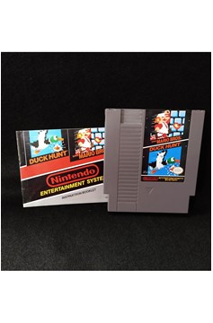 Nintendo Nes - Super Mario Bros. & Duck Hunt With Manual