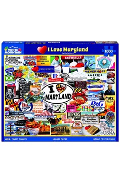 I Love Maryland (1810Pz) - 1000 Piece Jigsaw Puzzle