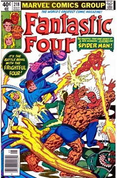 Fantastic Four #218 [Newsstand] - Fn-