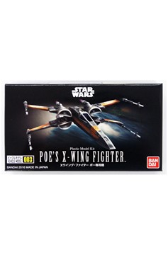 003 Poe's X-Wing Starfighter "Star Wars" Bandai Hobby Mg Model Kit