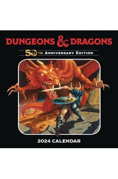 Dungeons & Dragons 2024 Wall Calendar 50th Anniversary