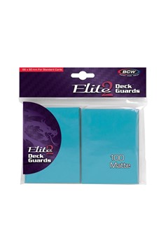 Card Sleeves: Elite2 Deck Guards - Matte - Azure (100Ct)