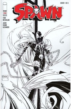 Spawn #286 Cover A Black & White McFarlane (1992)