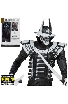 DC Multiverse The Batman Who Laughs Sketch Edition Gold Label 7-Inch Action Figure - Ee Exclusive
