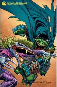 Jurassic League #1 Cover C Incentive 1 For 25 Walter Simonson Megalustre Dino Skin Card Stock Variant (Of 6)