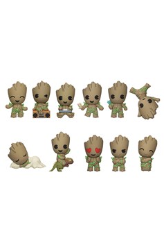 Marvel Groot Collection 3D Foam Bag Clip 24 Piece Blind Mystery Box Ds