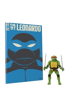 Teenage Mutant Ninja Turtles Best of Leonardo IDW Comic Book & Bst Axn 5 Inch Action Figure