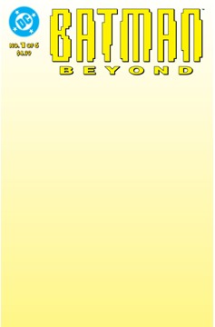 Batman Beyond #1 Facsimile Edition Cover B Blank Card Stock Variant
