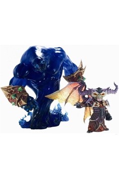 World of Warcraft Premium Series 2 2010 Valdremar With Voidwalker Voyd Figure Pre-Owned