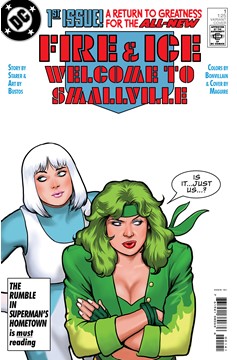 Fire & Ice Welcome To Smallville #1 Cover E 1 for 25 Incentive Kevin Maguire Card Stock Variant (Of 6)