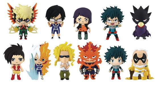 My Hero Academia Series 2 Figural Keyring 24 Piece Blind Mystery Box Ds