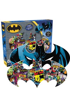 DC Comics Batman 2 Sided 600 Piece Diecut Jigsaw Puzzle