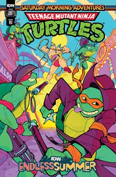 IDW Endless Summer—Teenage Mutant Ninja Turtles Saturday Morning Adventures Cover Retailer Incentive Flores 1 for 25 Incentive