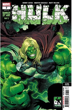 Hulk #7 2nd Printing Coccolo Variant (2022)