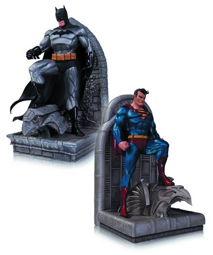 DC Comics Superman & Batman Bookends