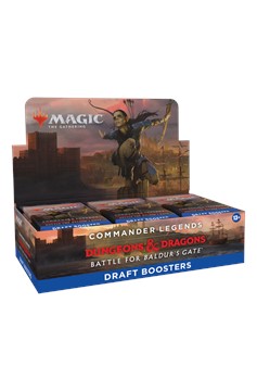 Magic the Gathering TCG: Commander Legends Battle For Baldur's Gate Draft Booster Box (24 count)