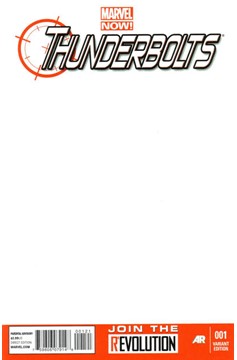 Thunderbolts #1 (Blank Cover Variant) (2012)