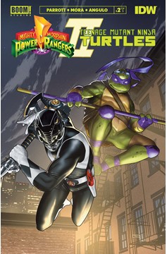 Mighty Morphin Power Rangers Teenage Mutant Ninja Turtles II #2 Cover E Cardstock Variant Clarke (Of 5)